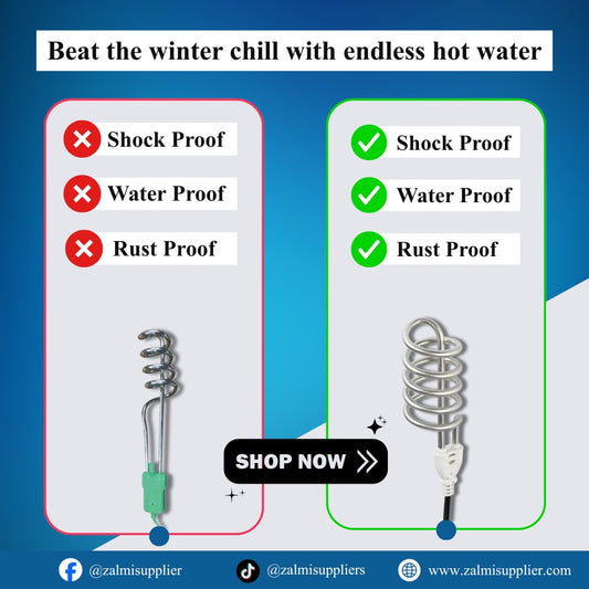 F8 Shock Proof Heating Rod | Rust Proof Water Heater