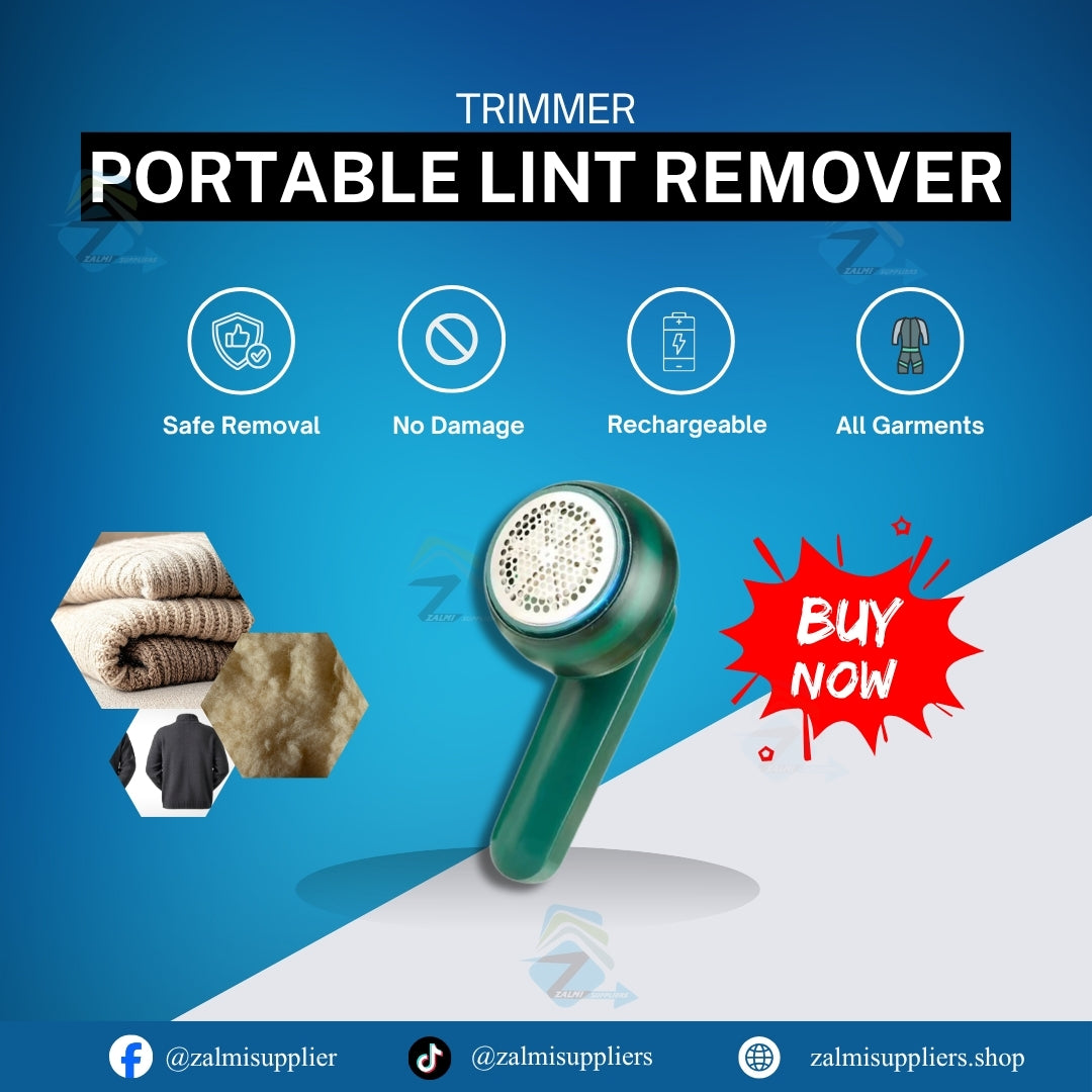 Electric Clothes Hair Ball Trimmer | Rechargeable Fabric Lint Remover for Clothes, Sweaters & Blankets