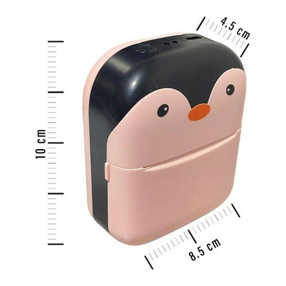 Rechargeable Mini Printer - C9 Thermal Printer with Paper Roll - Bluetooth Printer For Printing